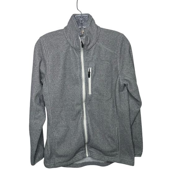 Duluth Trading Co Women’s Gray Full Zip Fleece Jacket Size Medium Warm Soft - Picture 1 of 7